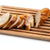Zodiac Bread Board Wooden Crumb Catcher Rectangular-1