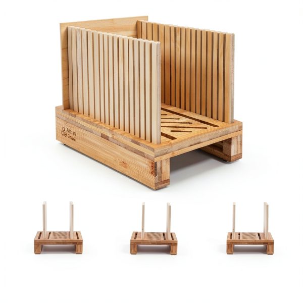 Bread Slicer Bamboo Adjustable Width Albert&Grace for Home-2