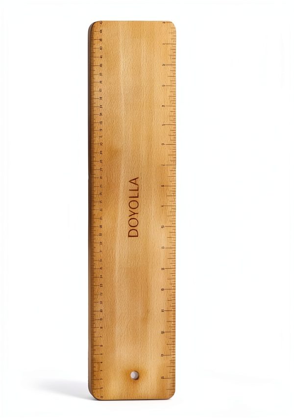 DOYOLLA Bread Board Pine Wood Beveled Edges Baguette Peel-1