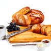 Bamboo Bread Board RoyalHouse Rectangular Crumb Catcher-6