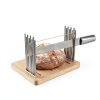 Bread Slicer Auxruen Beech Wood Stainless Steel-3