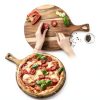 EVNSIX Acacia Wood Cutting Board Round Eco Friendly-2