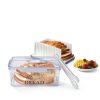 Gdfjiy Airtight Bread Slicer Box Large Plastic-2