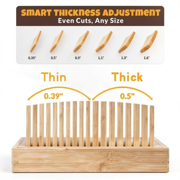 Bamboo Bread Slicer LukieBoee Dual Use Board-2