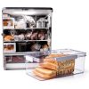 Gdfjiy Airtight Bread Slicer Box Large Plastic-5
