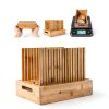 Bamboo Bread Slicer ORGANIVISTA Adjustable Manual-1