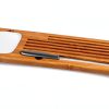 Bamboo Bread Board BAMBOO LAND Eco-Friendly with Knife Dish-5