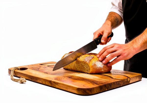 Generic Bread Board with Guide Tray Stainless Steel Blade-4