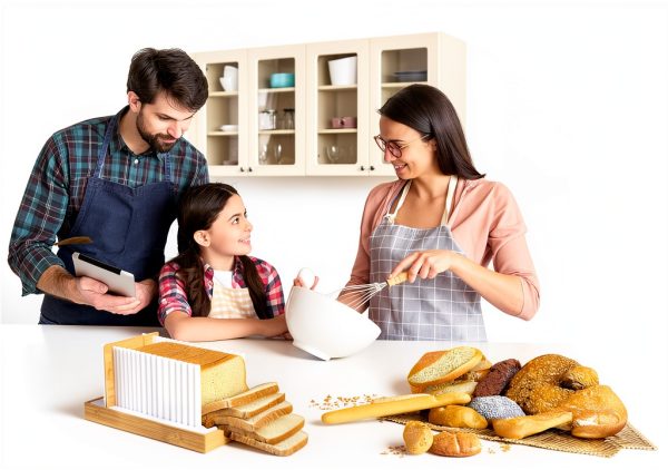 KitchenThinker Bread Slicer Plastic Adjustable-3