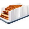 Gdfjiy Airtight Bread Slicer Box Large Plastic-4