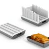 YONGAIJIA Bread Slicer Manual Stainless Steel Storage Tray-3