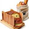 WUNDWAVE VIEW Bamboo Bread Slicer Eco Friendly Foldable-0