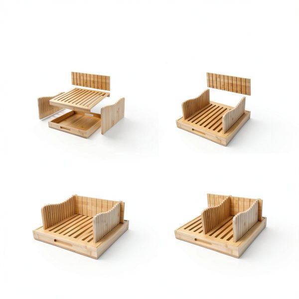 Bamboo Bread Board MrWinkray Eco-Friendly Slicing Serving-4