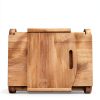 NiHome Bamboo Bread Slicer Stainless Steel Adjustable-6