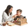 WUNDWAVE VIEW Bamboo Bread Slicer Eco Friendly Foldable-4