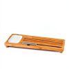 Bamboo Bread Board BAMBOO LAND Eco-Friendly with Knife Dish-2