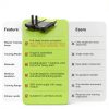 Hlthair Green Stainless Steel Exercise Wheel-6