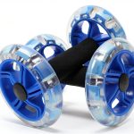 Kisangel Ab Roller Wheel PVC Dual Wheel Trainer-0