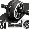 SOVAONE Stainless Steel Ab Roller for Home Gym-0