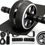 SOVAONE Stainless Steel Ab Roller for Home Gym-0