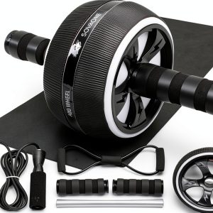 SOVAONE Stainless Steel Ab Roller for Home Gym-0