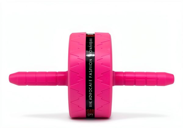 Pink Ab Roller BiJun ABS Wheel with Steel Frame-1