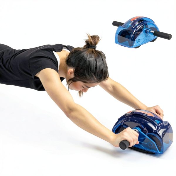 CfoPiryx Ab Roller Blue ABS Core Strength Trainer-2