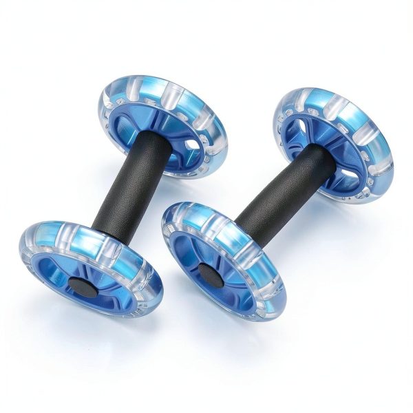 Kisangel Ab Roller Wheel PVC Dual Wheel Trainer-6