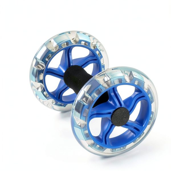 Kisangel Ab Roller Wheel PVC Dual Wheel Trainer-3