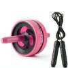 Pink Ab Roller BiJun ABS Wheel with Steel Frame-4