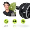 SOVAONE Stainless Steel Ab Roller for Home Gym-6