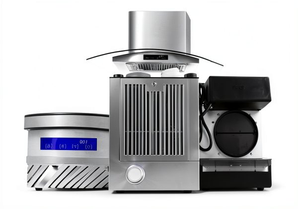 30 in. COSMO Lumin Island Range Hood 380 CFM Stainless Steel LED-2