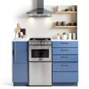 30 in. COSMO Lumin Island Range Hood 380 CFM Stainless Steel LED-3