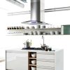 30 in. COSMO Lumin Island Range Hood 380 CFM Stainless Steel LED-1