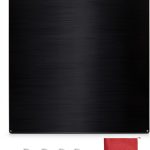 Stainless Steel Backsplash Range Hood Stove Backsplash Back Stainless Steel Sheet for Kitchen Wall Splatter Metal Wall Panels with Screws and Hanging Towel(Black,24×30 Inch)-0