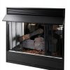 Black Adjustable Fireplace Hood for 28 to 48" Harmony Burners Fireplace Hood Heat Shield （Patent Applied）-7