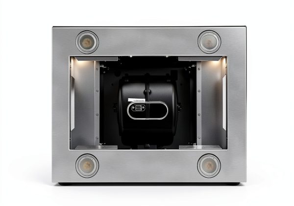 30 in. COSMO Lumin Island Range Hood 380 CFM Stainless Steel LED-5