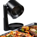 Portable Range Hood - Detachable Aluminum Grease Filter, 3 Speed Exhaust Fan for Indoor & Outdoor RV Cooking, Compact Kitchen Ventilation for BBQ, Grilling, and Stovetop Use-0