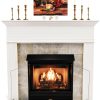 Black Adjustable Fireplace Hood for 28 to 48" Harmony Burners Fireplace Hood Heat Shield （Patent Applied）-8