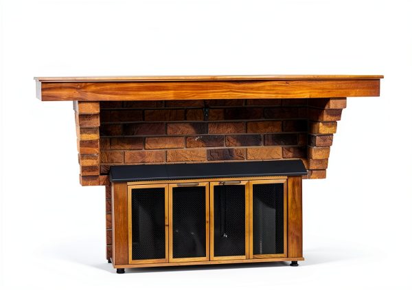 Black Adjustable Fireplace Hood for 28 to 48" Harmony Burners Fireplace Hood Heat Shield （Patent Applied）-4