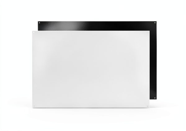 Broan-NuTone Reversible Backsplash Splatter Guard 30x24 Black/White-4