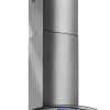 30 in. COSMO Lumin Island Range Hood 380 CFM Stainless Steel LED-12